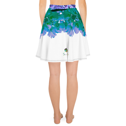 Sapphire Blossom  Skirt