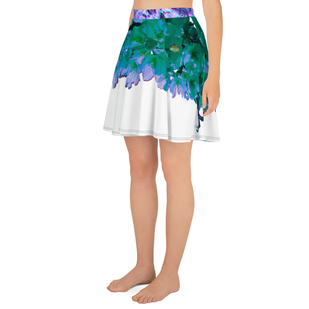 Sapphire Blossom  Skirt