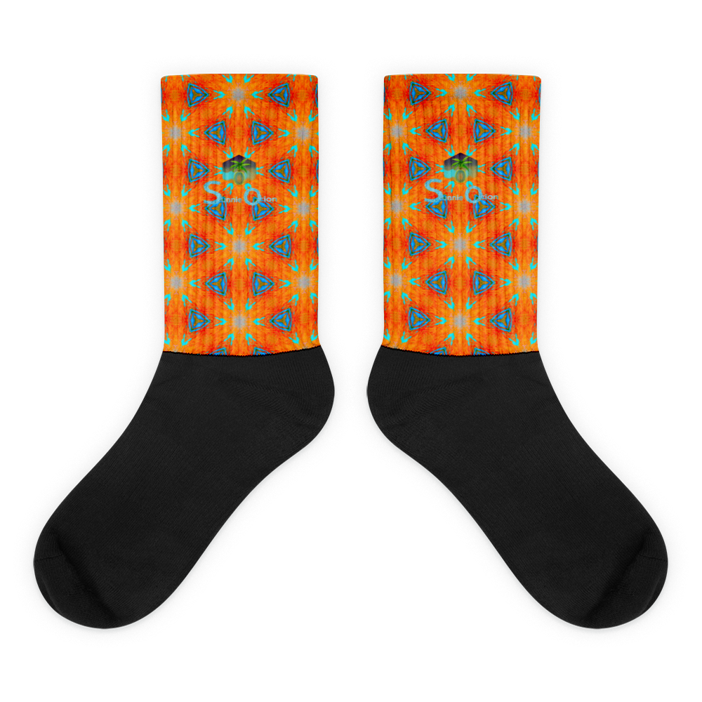 Orange Burst Socks