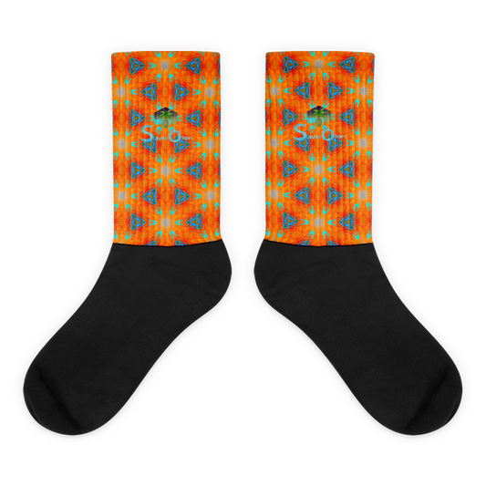 Orange Burst Socks