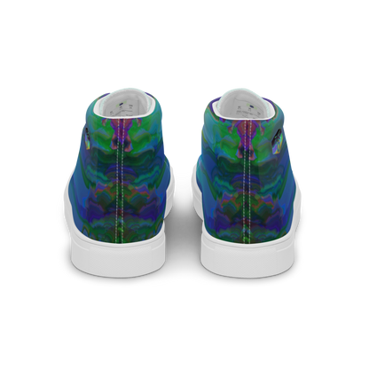 Men’s high top canvas shoes