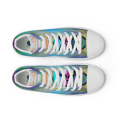 Men’s high top canvas shoes