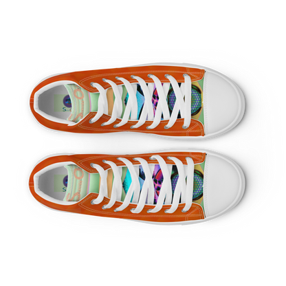 Men’s high top canvas shoes