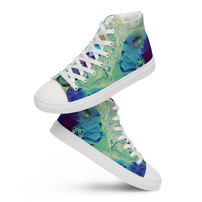 Men’s high top canvas shoes