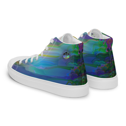 Men’s high top canvas shoes