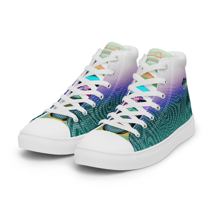 Men’s high top canvas shoes