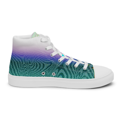 Men’s high top canvas shoes