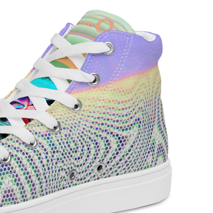 Men’s high top canvas shoes