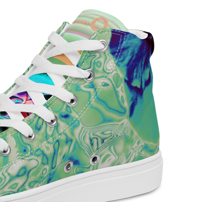 Men’s high top canvas shoes