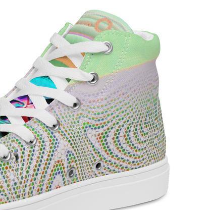 Men’s high top canvas shoes