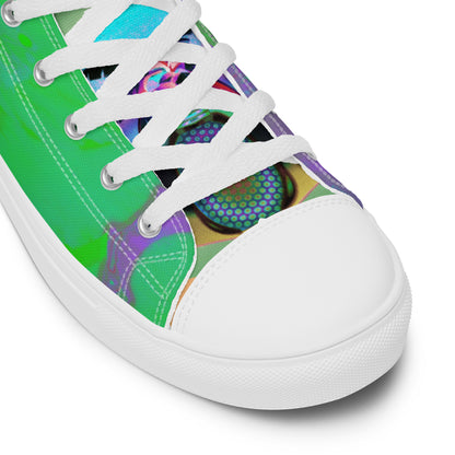 Men’s high top canvas shoes