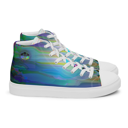 Men’s high top canvas shoes