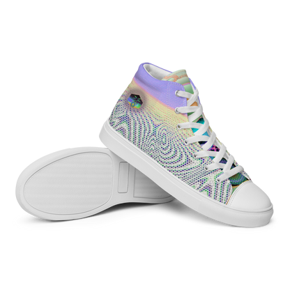 Men’s high top canvas shoes
