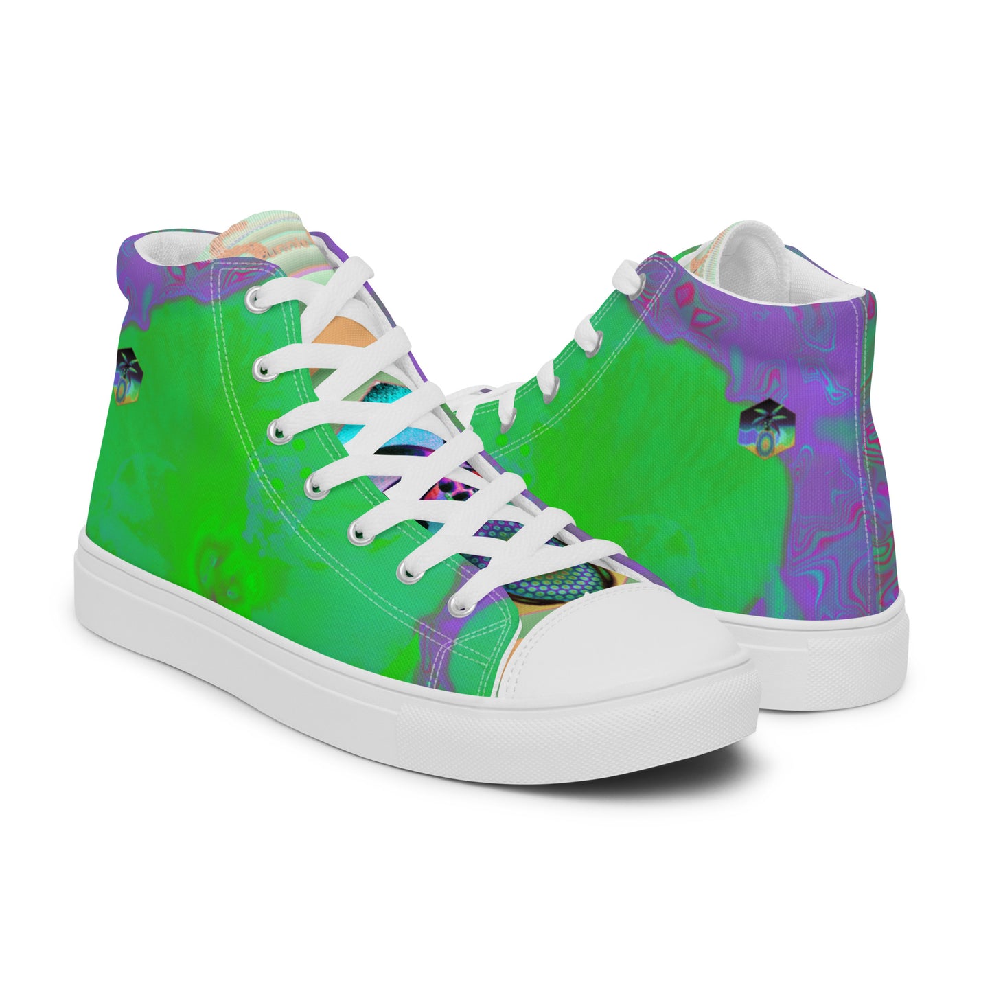 Men’s high top canvas shoes