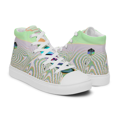 Men’s high top canvas shoes