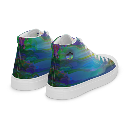 Men’s high top canvas shoes