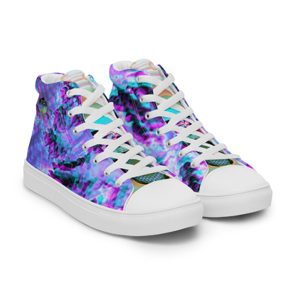 Men’s high top canvas shoes