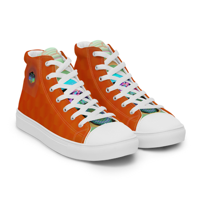 Men’s high top canvas shoes