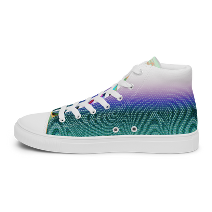 Men’s high top canvas shoes