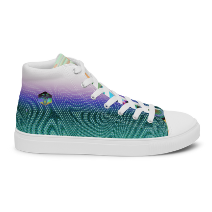 Men’s high top canvas shoes