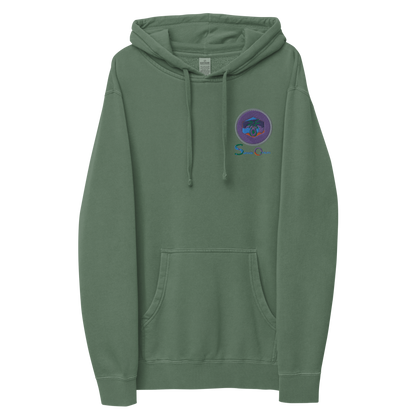 Unisex pigment-dyed hoodie