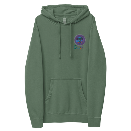 Unisex pigment-dyed hoodie