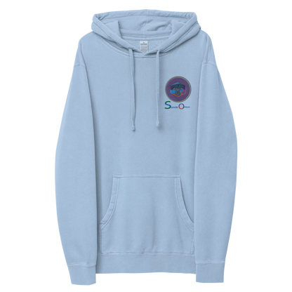 Unisex pigment-dyed hoodie