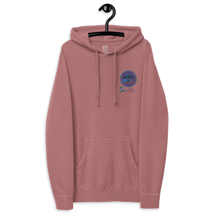 Unisex pigment-dyed hoodie