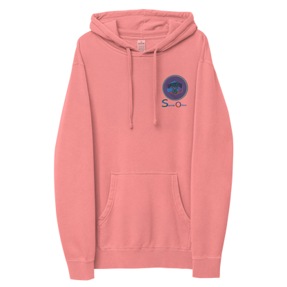 Unisex pigment-dyed hoodie