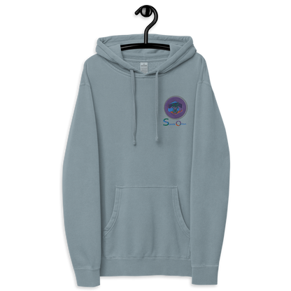 Unisex pigment-dyed hoodie