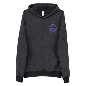 Unisex sueded fleece hoodie